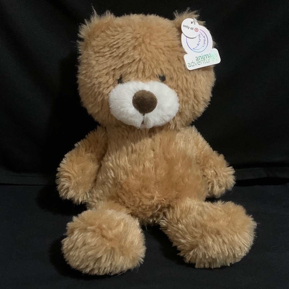 NWT Animal Adventure Target Exclusive Brown Teddy Bear Plush 15”